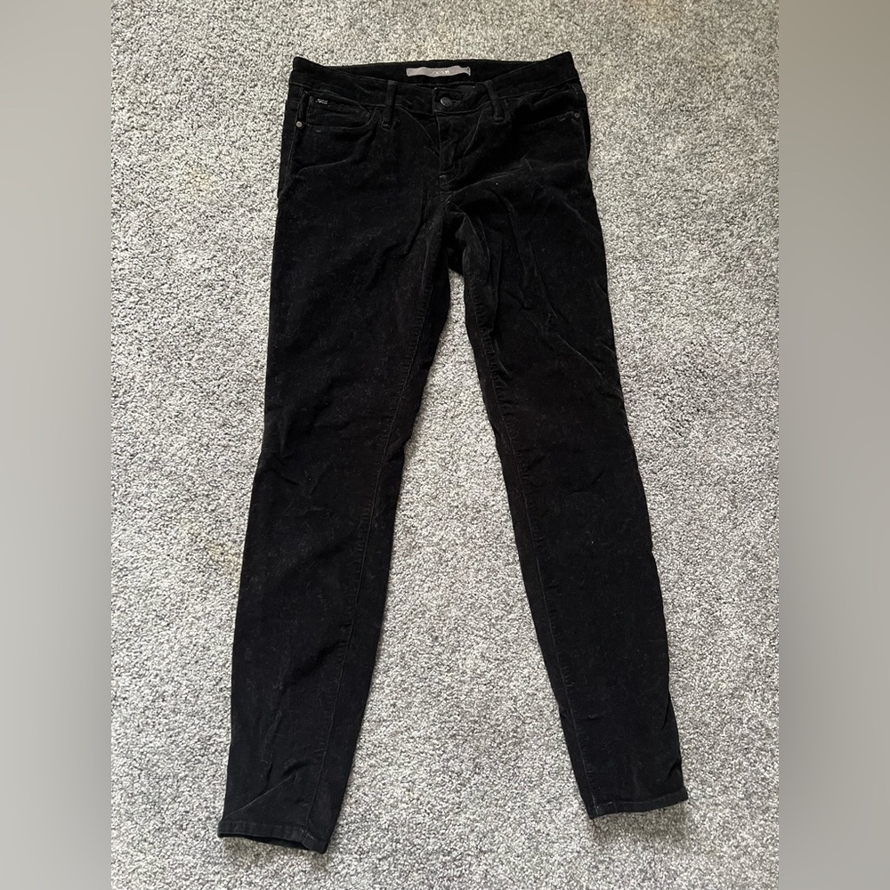 Joe’s Joes Jeans JJ corduroy black 29 pants slacks bottom straight slim